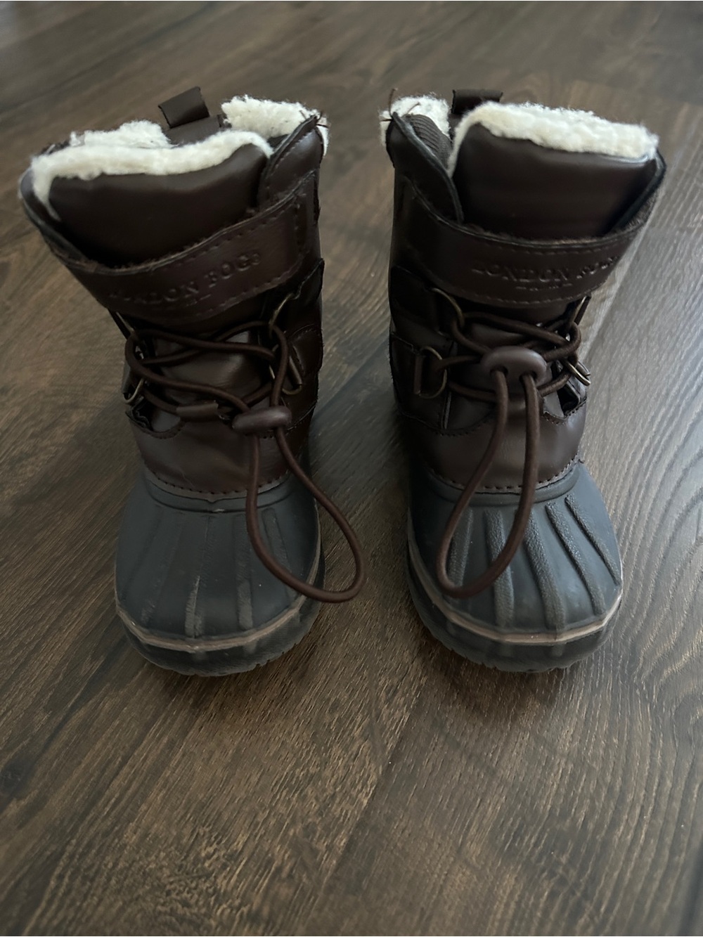 London Fog Toddler Waterproof Winter Boots - Brown